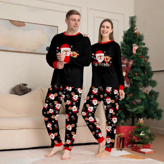 Pyjamas assortis pour toute la famille, motif Père Noël, vêtements pour papa, maman et enfants, barboteuse bébé, pyjama doux, look de Noël