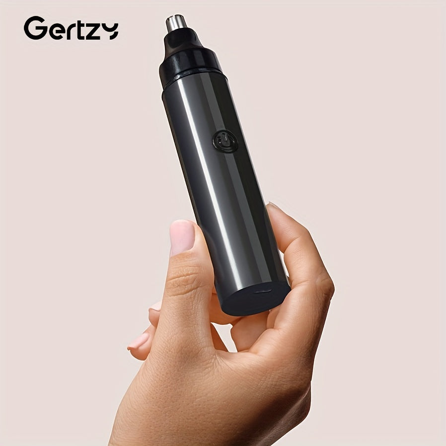 Tondeuse à poils d'oreilles et de nez GERTZY rechargeable pour hommes et femmes - Tondeuse électrique USB pour le nez et les sourcils - Épilation indolore des sourcils, du visage et du nez