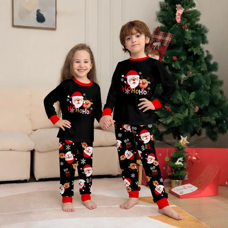 Pyjamas assortis pour toute la famille, motif Père Noël, vêtements pour papa, maman et enfants, barboteuse bébé, pyjama doux, look de Noël