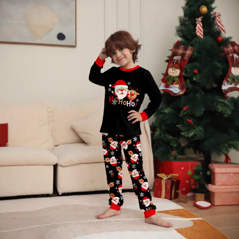 Pyjamas assortis pour toute la famille, motif Père Noël, vêtements pour papa, maman et enfants, barboteuse bébé, pyjama doux, look de Noël
